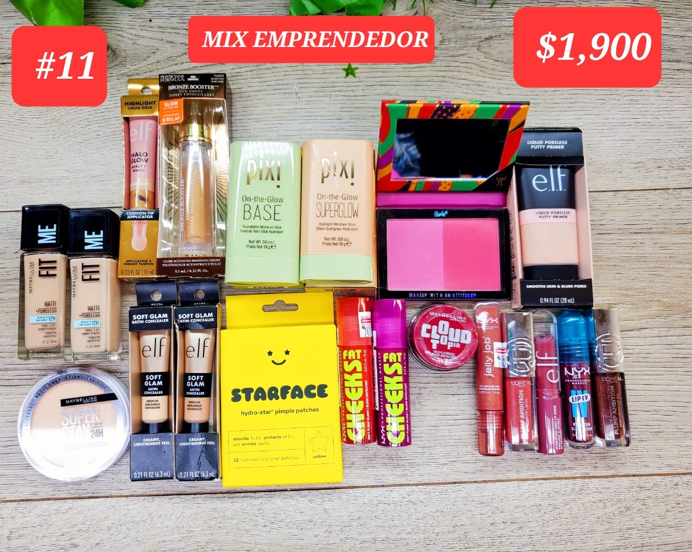 LOTE # 11- MIX EMPRENDEDOR 20 PZ