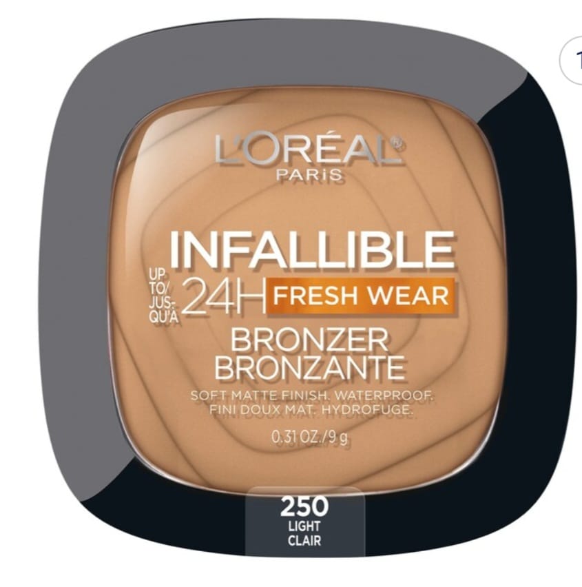 L’Oréal Paris Infallible 24H Fresh Wear Bronzer – Tono 250 Light Clair