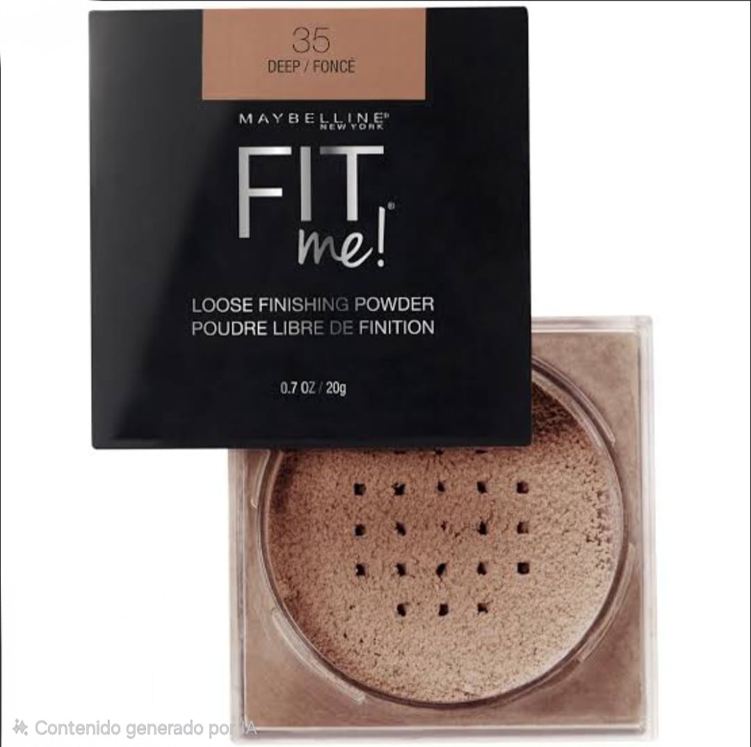 Polvo Suelto Maybelline Fit Me – Acabado Natural y Matificante