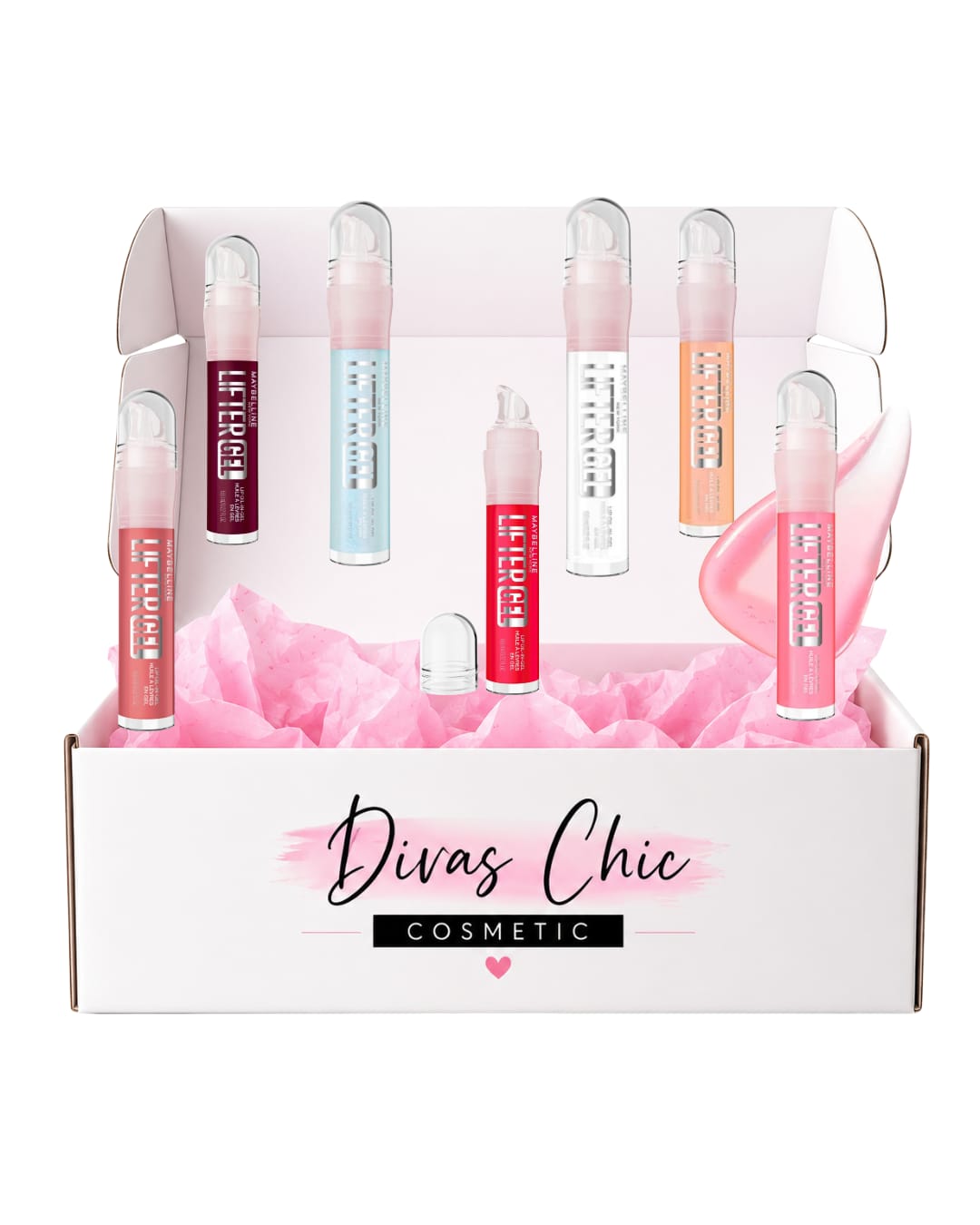 💖 Kit Maybelline Lifter Gel – Colección de Tintes para Labios - KIT 10 PZ
