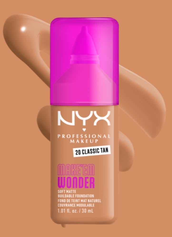 MAKE 'EM WONDER BASE DE MAQUILLAJE ACABADO MATE NATURAL